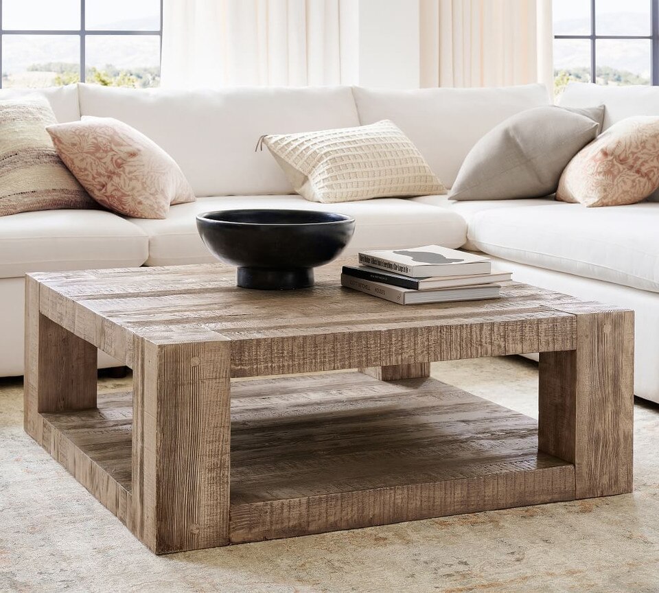 Rockport 112 cm Coffee Table, Sierra Pottery Barn Australia
